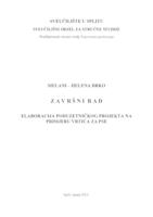 ELABORACIJA PODUZETNIČKOG PROJEKTA NA PRIMJERU VRTIĆA ZA PSE