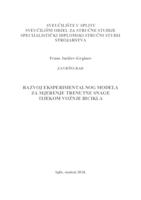 RAZVOJ EKSPERIMENTALNOG MODELA ZA MJERENJE TRENUTNE SNAGE TIJEKOM VOŽNJE BICIKLA