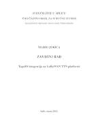 TagoIO INTEGRACIJA NA LoRaWAN TTN PLATFORMI