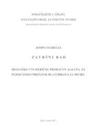 REOLOŠKI I NUMERIČKI PRORAČUN KALUPA ZA INJEKCIJSKO PREŠANJE BLATOBRANA ZA BICIKL