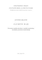 PRORAČUN STATIČKI ODREĐENE I STATIČKI NEODREĐENE RAVNINSKO PROSTORNE KONSTRUKCIJE