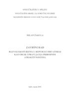 RAZVOJ EKOTURIZMA U REPUBLICI HRVATSKOJ KAO OBLIK ODRŽIVOG UPRAVLJANJA PRIRODNIM ATRAKTIVNOSTIMA