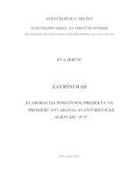 ELABORACIJA POSLOVNOG PROJEKTA NA PRIMJERU OTVARANJA AVANTURISTIČKE AGENCIJE "JUT"