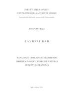 NAPAJANJE UDALJENOG STAMBENOG OBJEKTA POMOĆU ENERGIJE VJETRA I SUNČEVOG ZRAČENJA