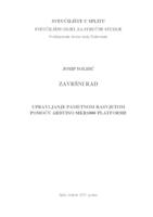 UPRAVLJANJE PAMETNOM RASVJETOM POMOĆU ARDUINO MKR1000 PLATFORME