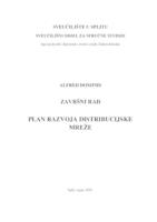 PLAN RAZVOJA DISTRIBUCIJSKE MREŽE