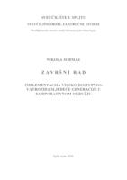 IMPLEMENTACIJA VISOKO DOSTUPNOG VATROZIDA SLJEDEĆE GENERACIJE U KORPORATIVNOM OKRUŽJU