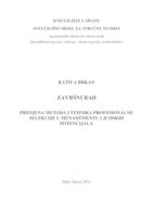 prikaz prve stranice dokumenta PRIMJENA METODA I TEHNIKA PROFESIONALNE SELEKCIJE U MENADŽMENTU LJUDSKIH POTENCIJALA