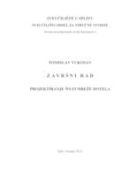 prikaz prve stranice dokumenta PROJEKTIRANJE Wi-Fi MREŽE HOTELA
