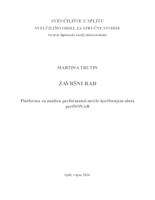 prikaz prve stranice dokumenta PLATFORMA ZA ANALIZU PERFORMANSI MREŽE KORIŠTENJEM ALATA perfSONAR