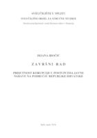prikaz prve stranice dokumenta PRISUTNOST KORUPCIJE U POSTUPCIMA JAVNE NABAVE NA PODRUČJU REPUBLIKE HRVATSKE
