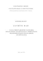 prikaz prve stranice dokumenta ULOGA MEĐUNARODNIH STANDARDA FINANCIJSKOG IZVJEŠTAVANJA U POBOLJŠANJU TRANSPARENTNOSTI FINANCIJSKOG IZVJEŠTAVANJA