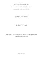 prikaz prve stranice dokumenta PROJEKT IZGRADNJE SOLARNE ELEKTRANE NA OBITELJSKOJ KUĆI
