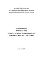 prikaz prve stranice dokumenta ANALIZA LIKVIDNOSTI U PREHRAMBENOJ INDUSTRIJI U REPUBLICI HRVATSKOJ